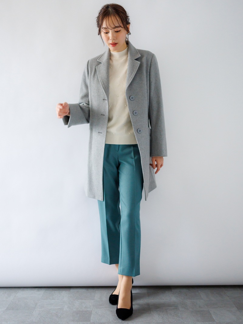 【30%OFF】綾二重センタープレスパンツ