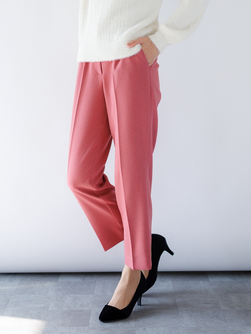 【30%OFF】綾二重センタープレスパンツ