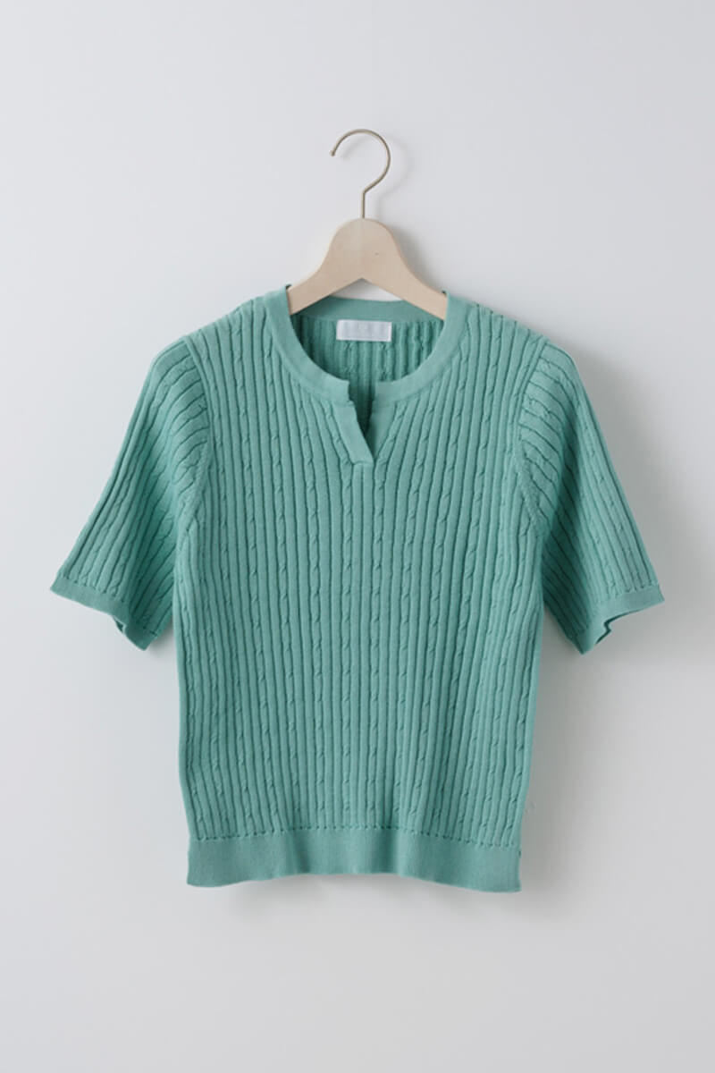 TODAYFUL - 【新品】キーネックリブニット ネット完売商品TODAYFUL キーネックリブニット