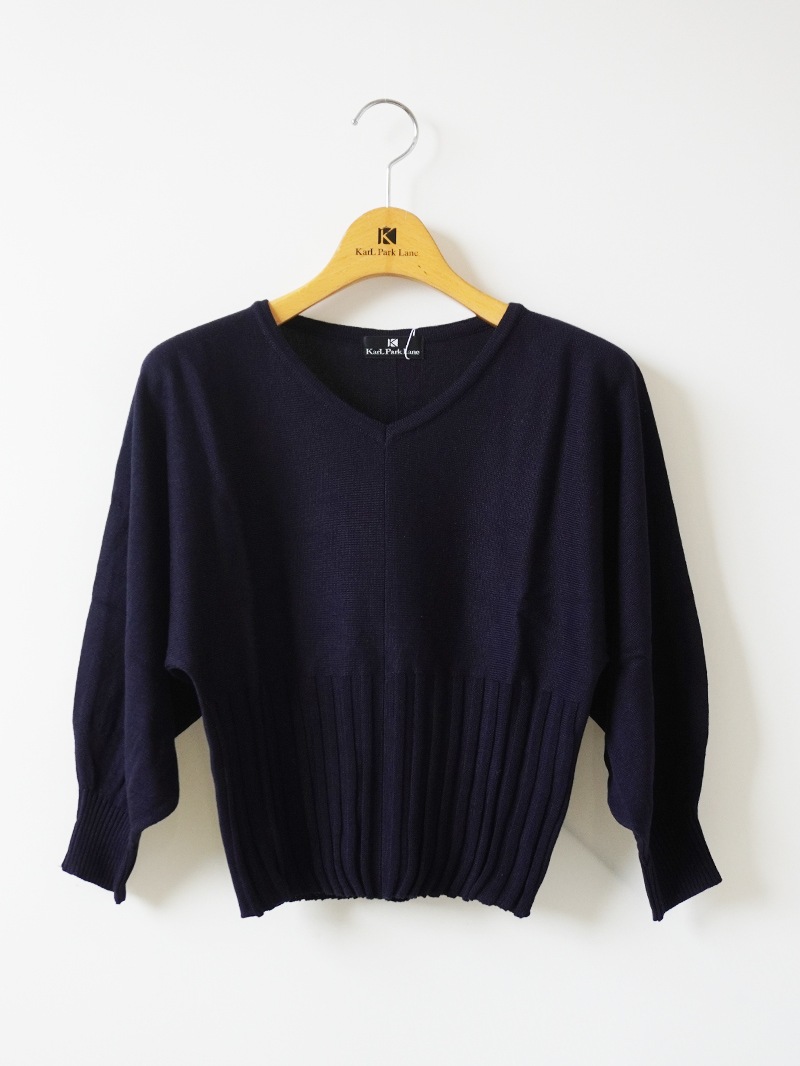 Vネックドルマンニット＜アウトレット均一価格＞