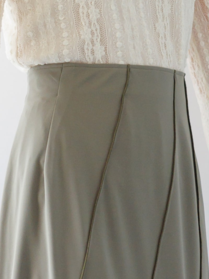 ニット切替マーメイドスカート