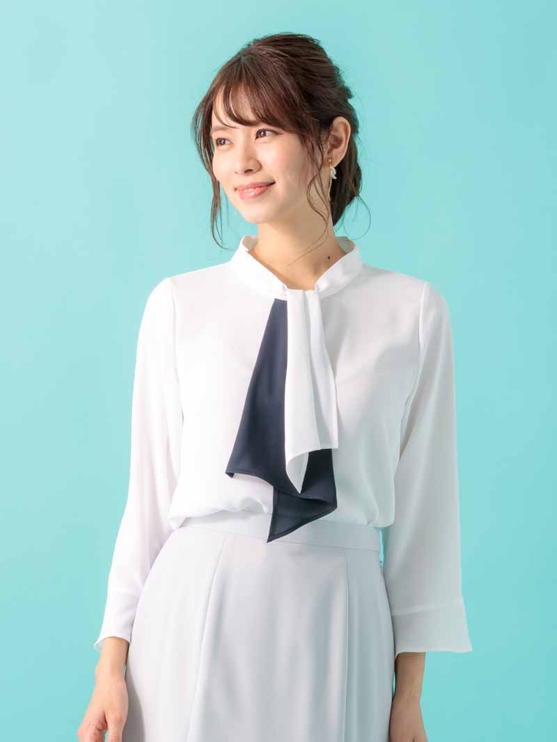 フルダルサテンボウ付ブラウス｜KarLParkLane Style ONLINE SHOP