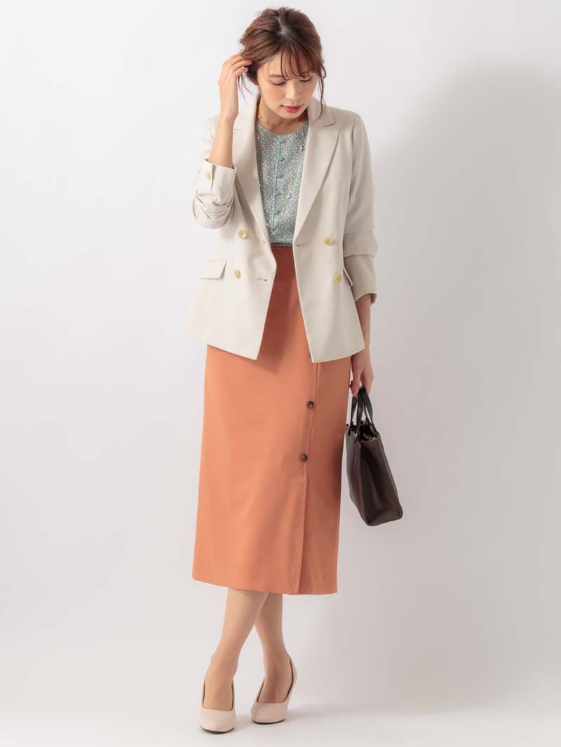 【OUTLET 2500円】プリントレースアップブラウス<10本以下>
