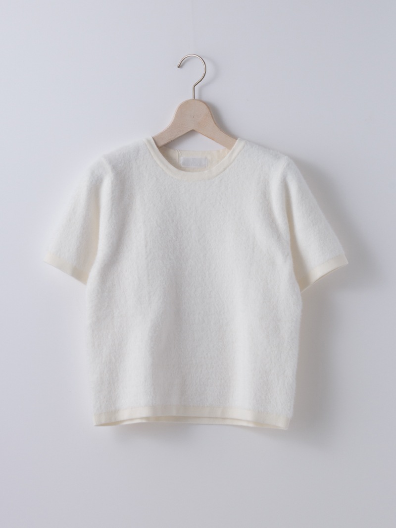 【70％OFF】ミンクライクファー丸首ニット