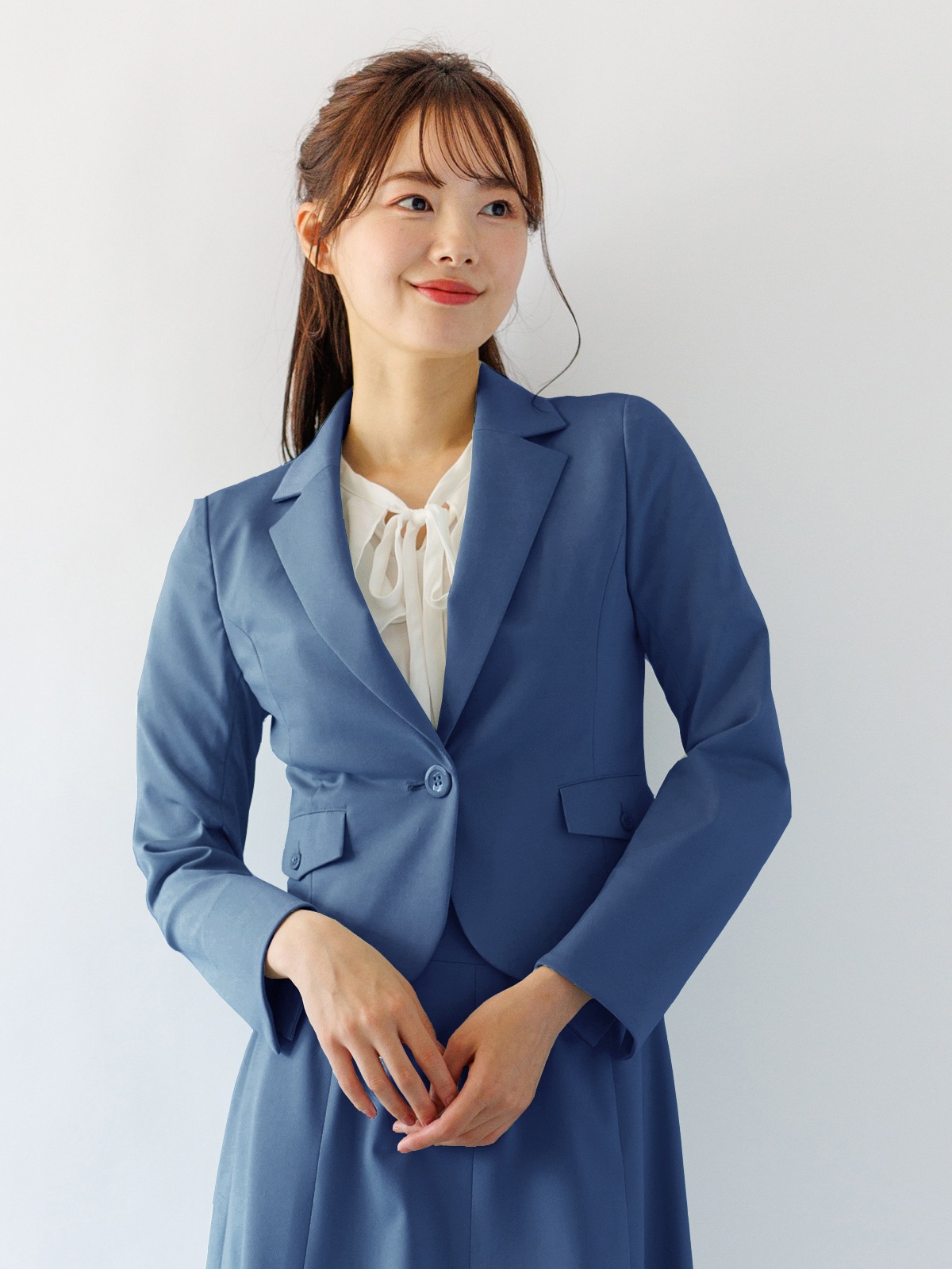 コンパクトストレッチラッセルテーラードジャケット