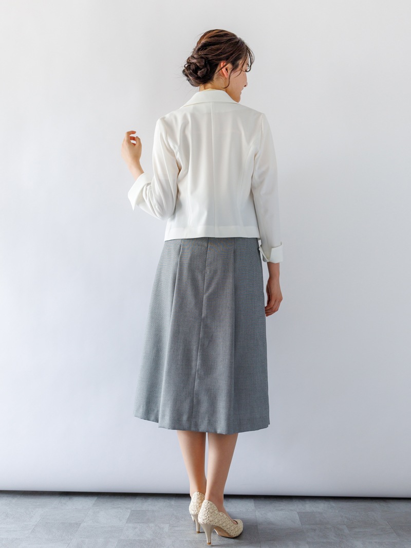 コンパクトストレッチラッセルテーラードジャケット