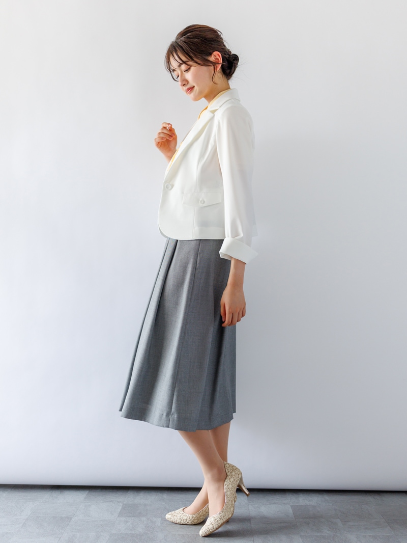 コンパクトストレッチラッセルテーラードジャケット