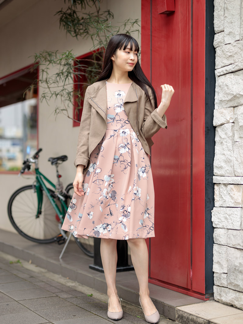 花柄プリントワンピース｜KarLParkLane Style ONLINE SHOP