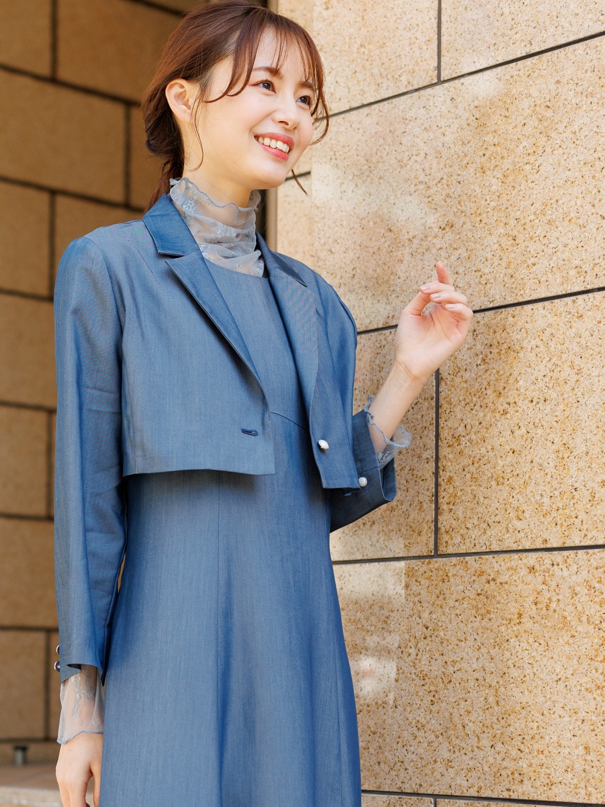 シャンブレーハオリセットアップワンピース｜KarLParkLane Style