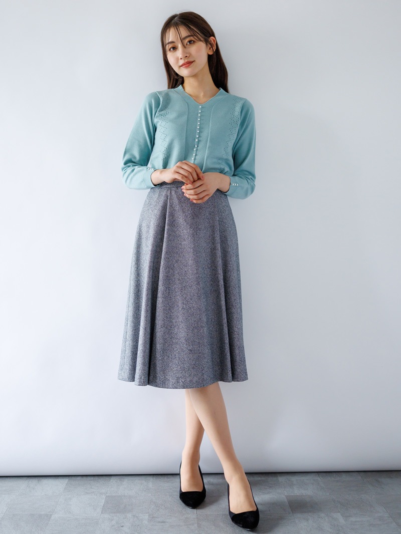 ツィードタックフレアースカート｜KarLParkLane Style ONLINE SHOP