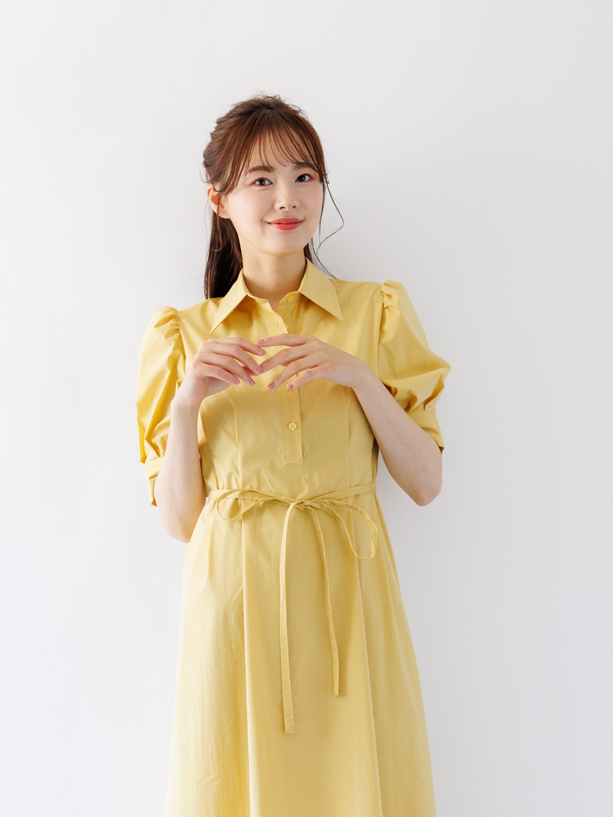 【50%OFF】タイプライターシャツワンピース