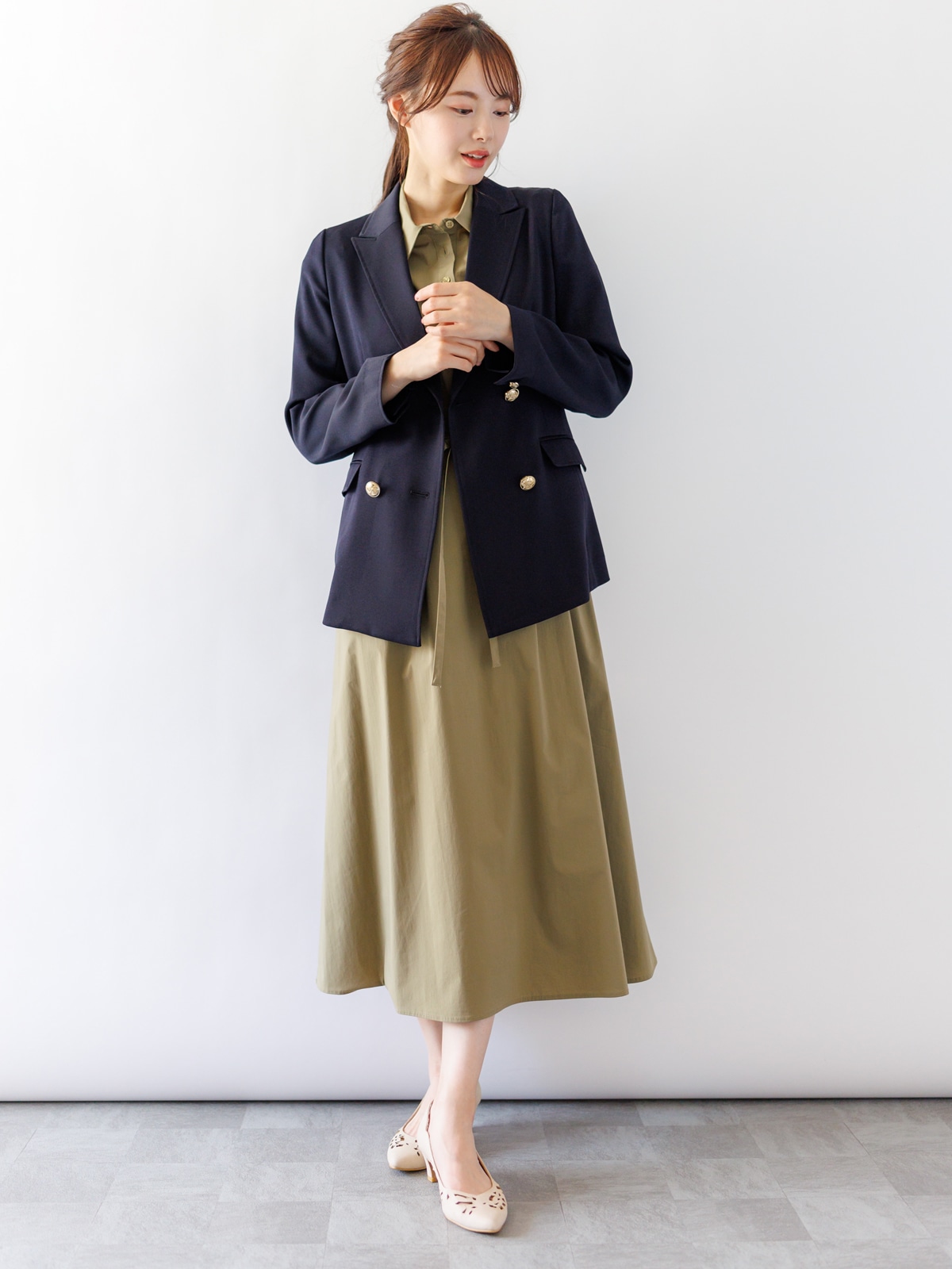 【50%OFF】タイプライターシャツワンピース