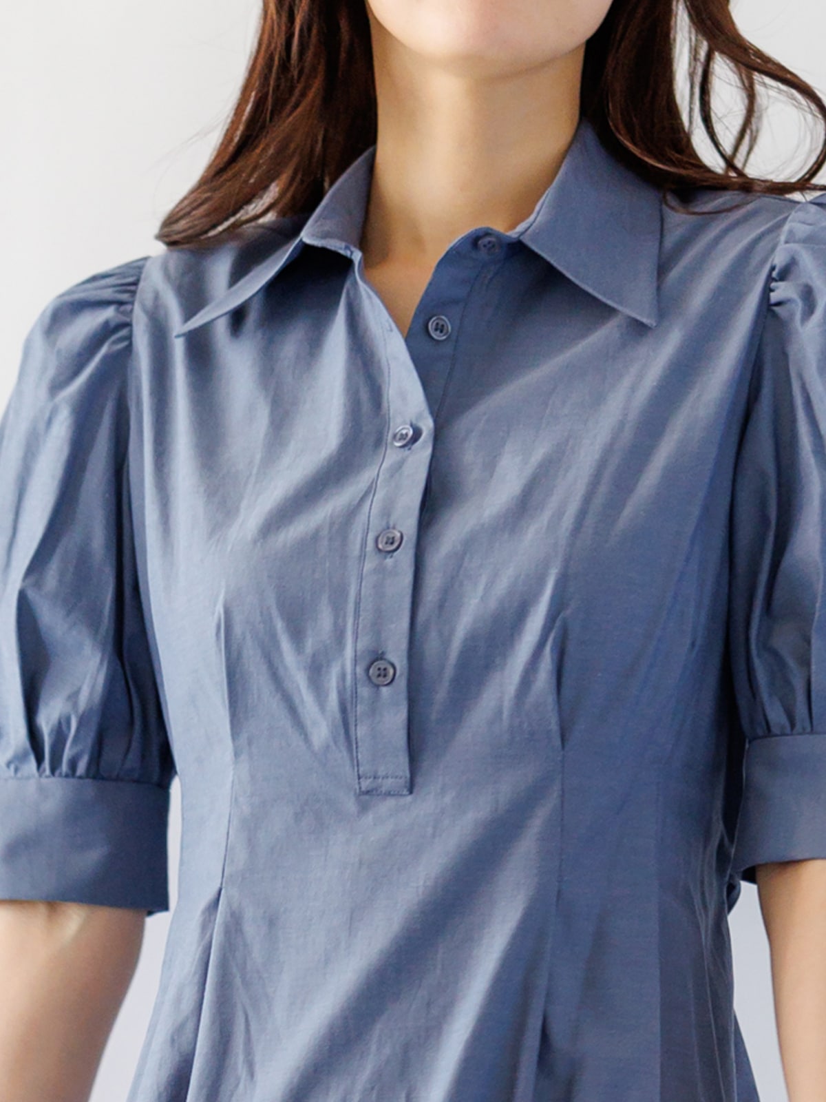 均一価格】シャンブレーシャツワンピース＜春夏物アウトレット