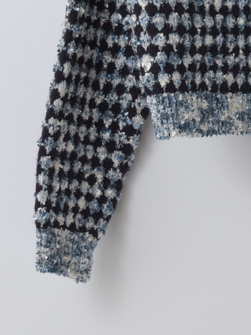 【10日まで15%OFF】ミックスヤーンローゲージカーデ＜秋コーデ＞