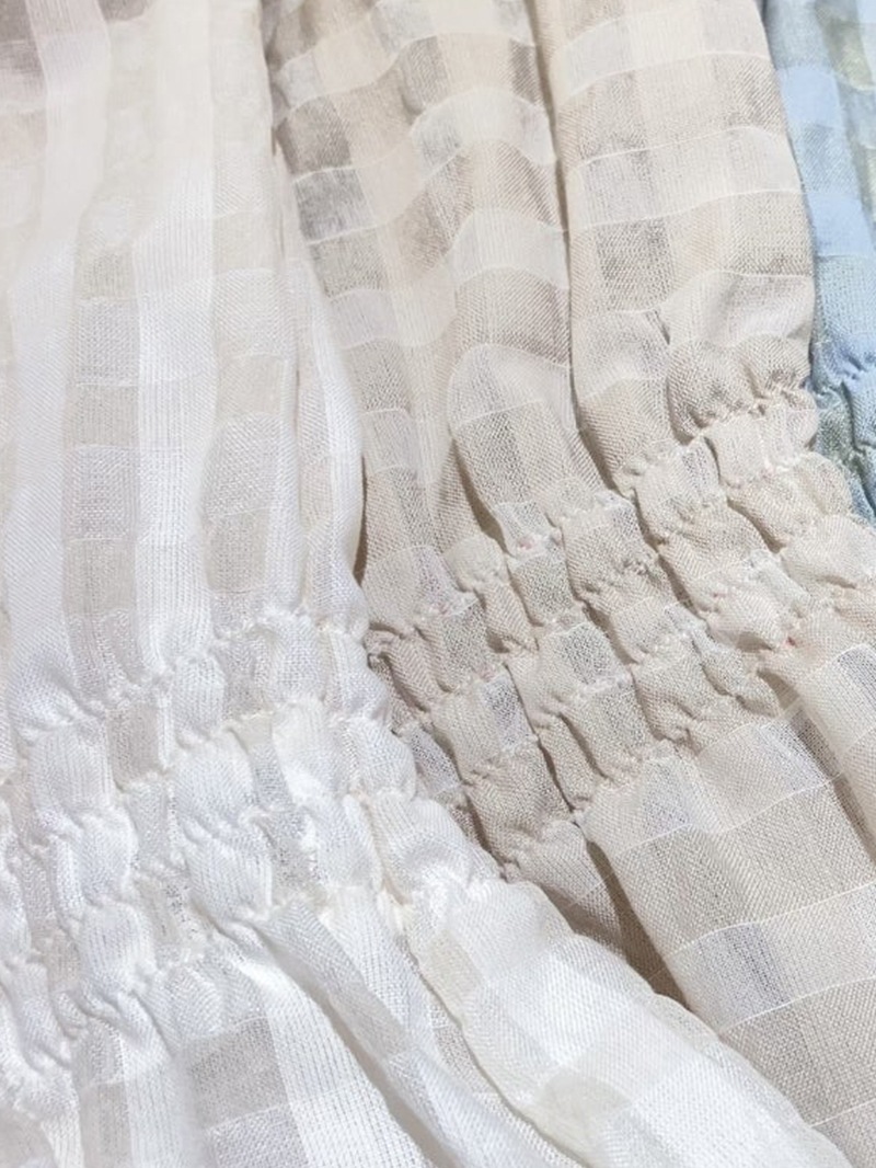【春SALE】ｼｽﾞﾙﾁｪｯｸ ﾌﾘﾙ衿ｼｬｰﾘﾝｸﾞﾌﾞﾗｳｽ