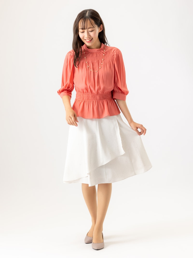 幾何学プリント巻風フレアースカート｜KarLParkLane Style ONLINE SHOP