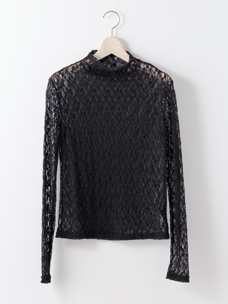 立衿レースインナー<秋コーデ>