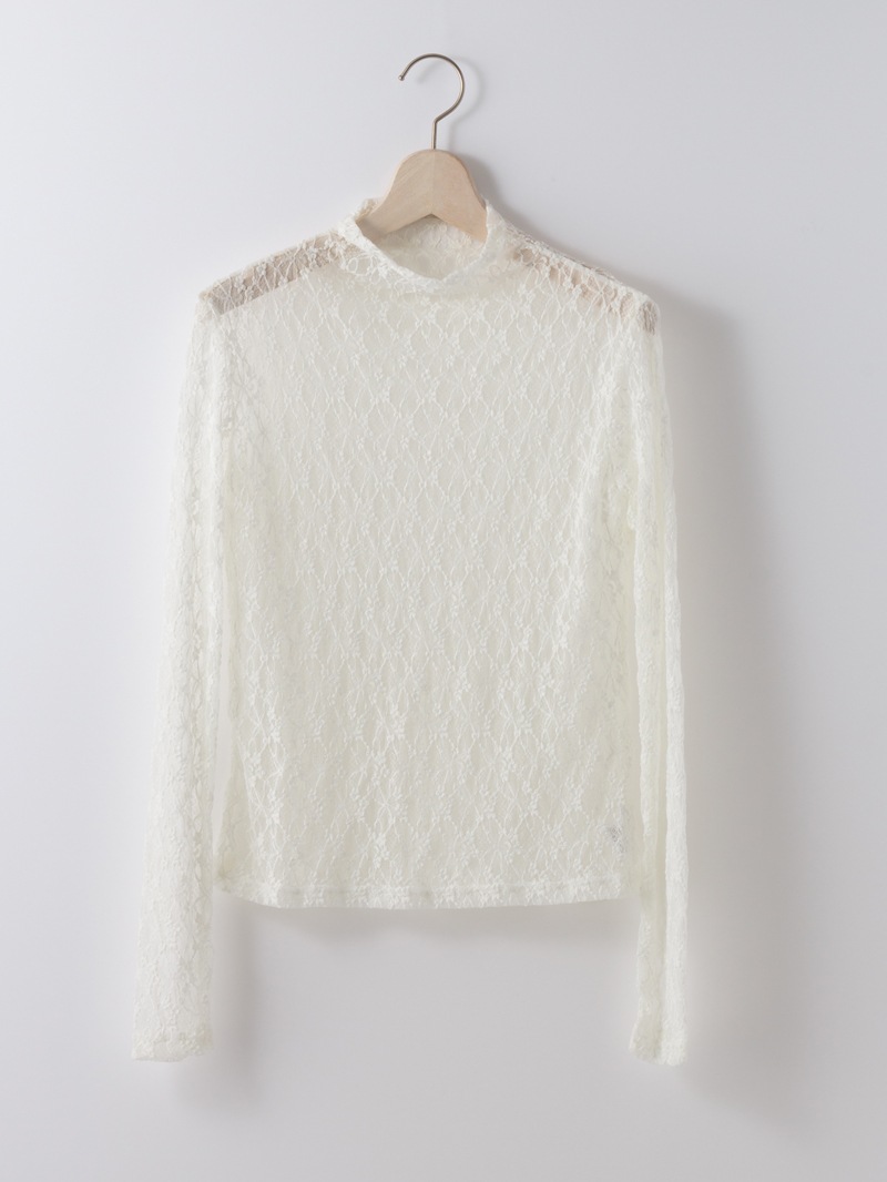 立衿レースインナー<秋コーデ>