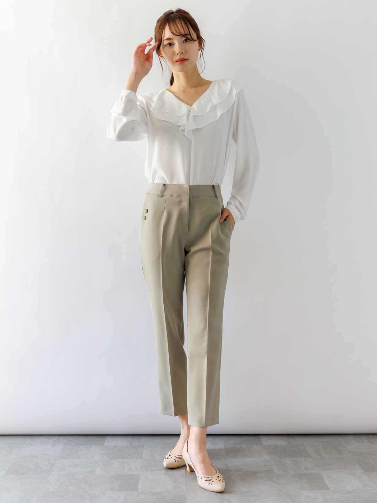 トリッカ－センタ－プレスパンツ