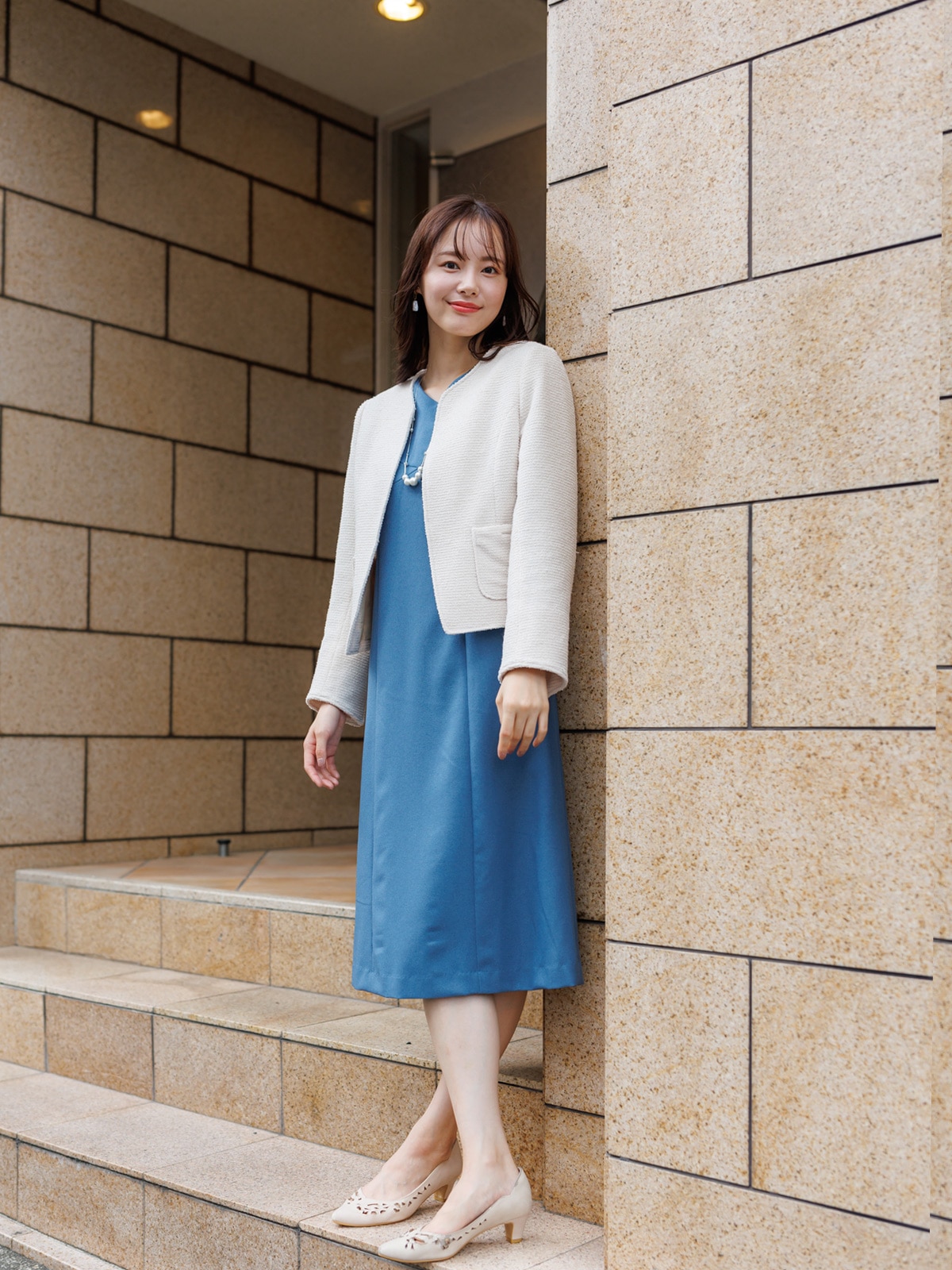 ななめ切替ワンピース