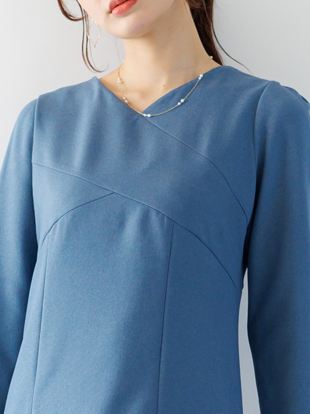 ななめ切替ワンピース