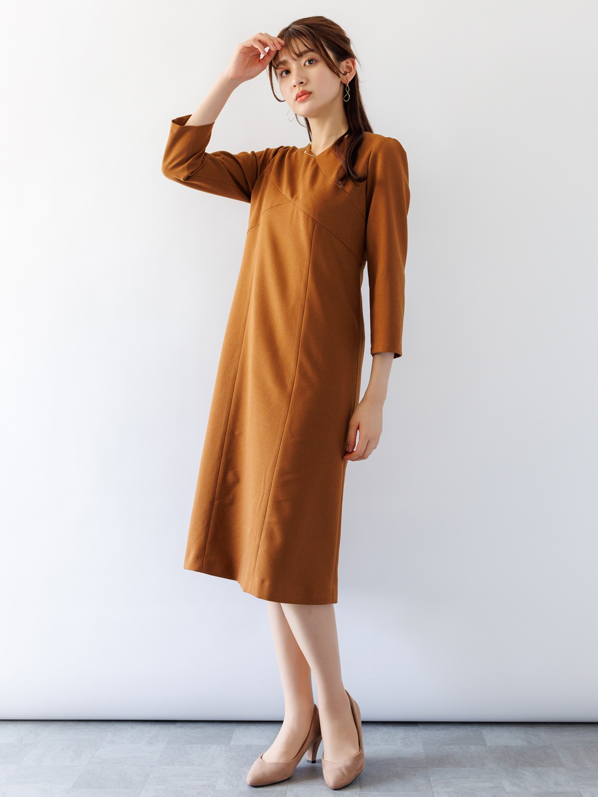 ななめ切替ワンピース