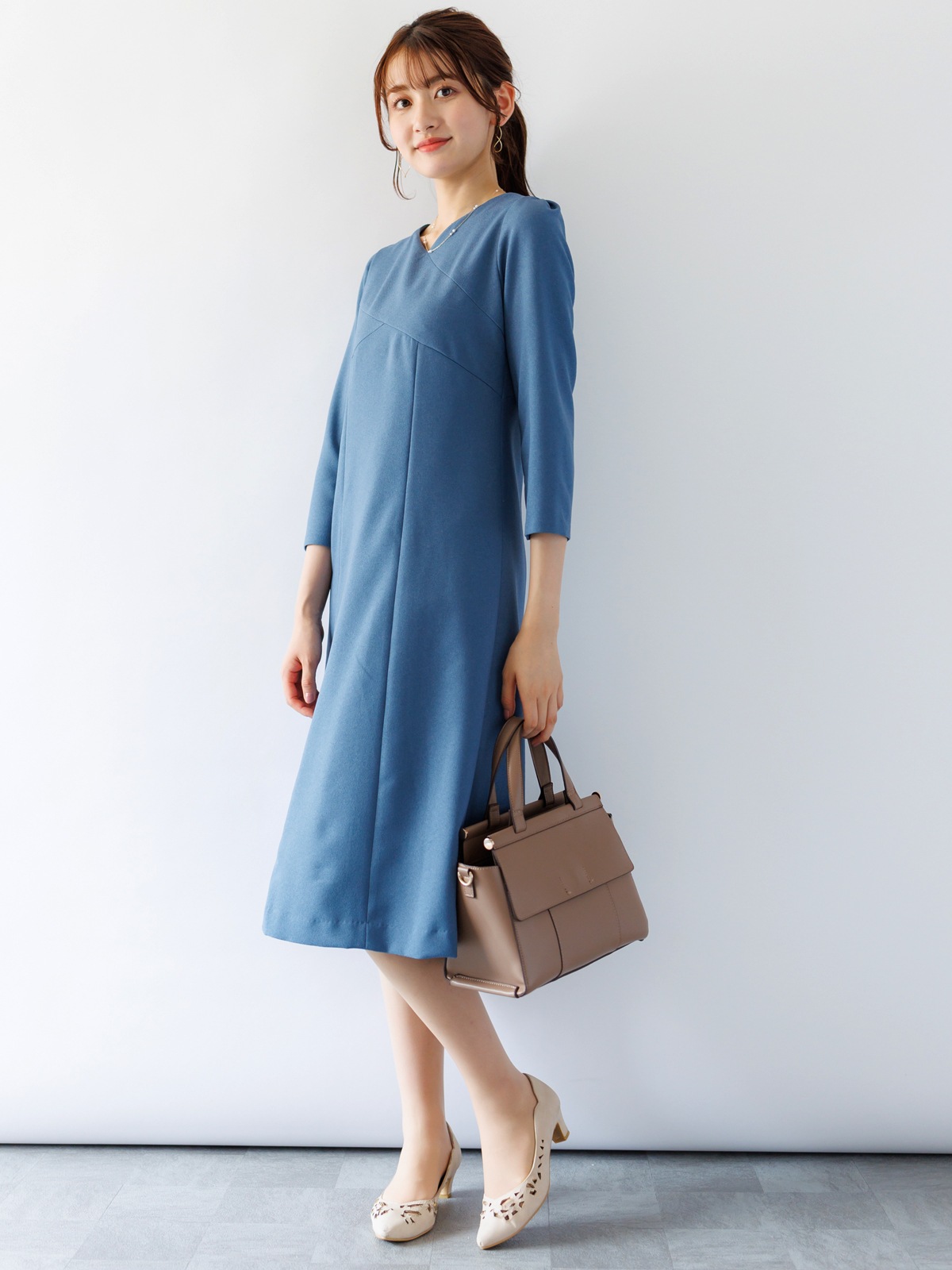 ななめ切替ワンピース