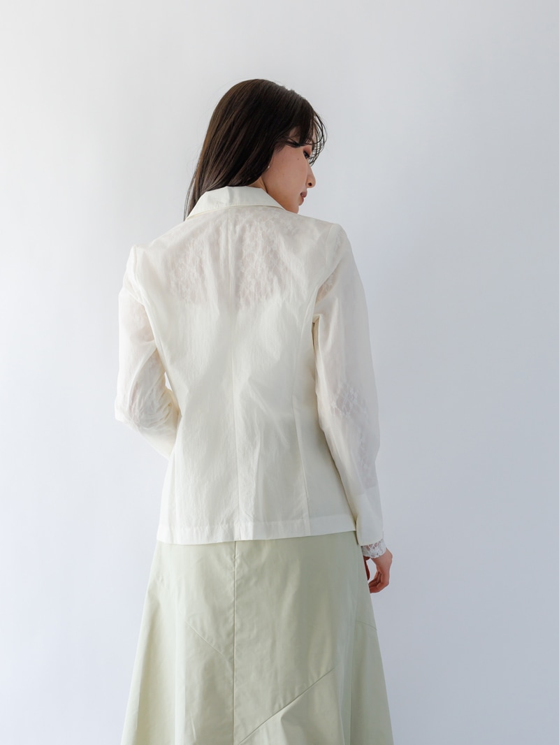 【WEB限定70%OFF】ミニリップシアーテーラードジャケット