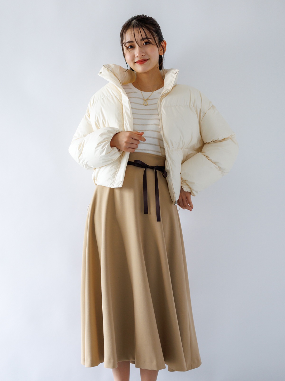 【50%OFF】ムジロングフレアースカート