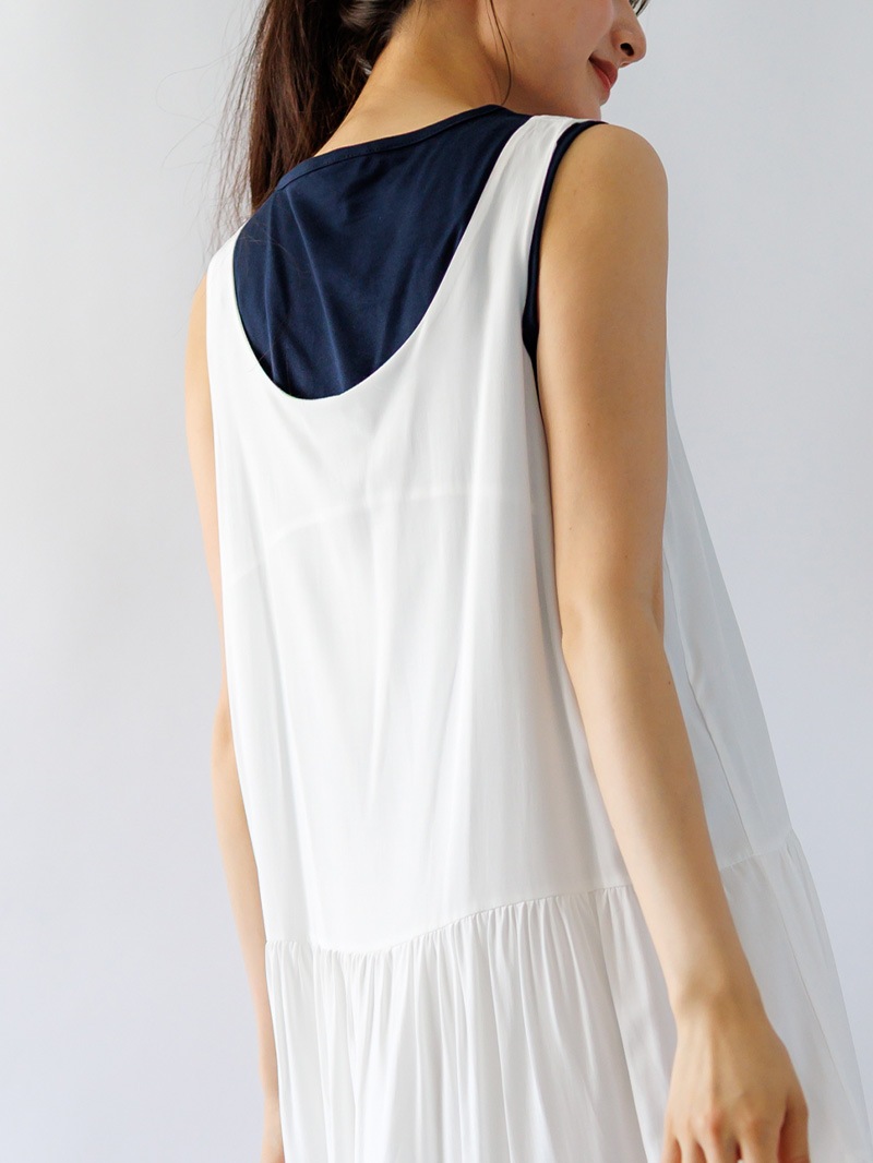 ティアードノースリワンピース