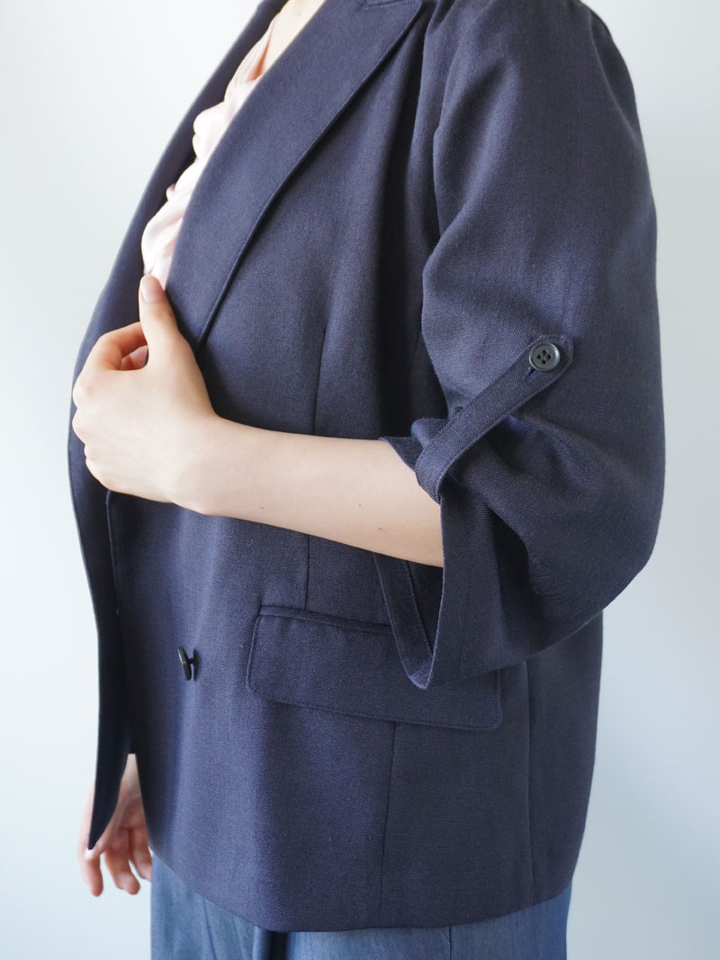 大人オックスハーフスリーブジャケット
