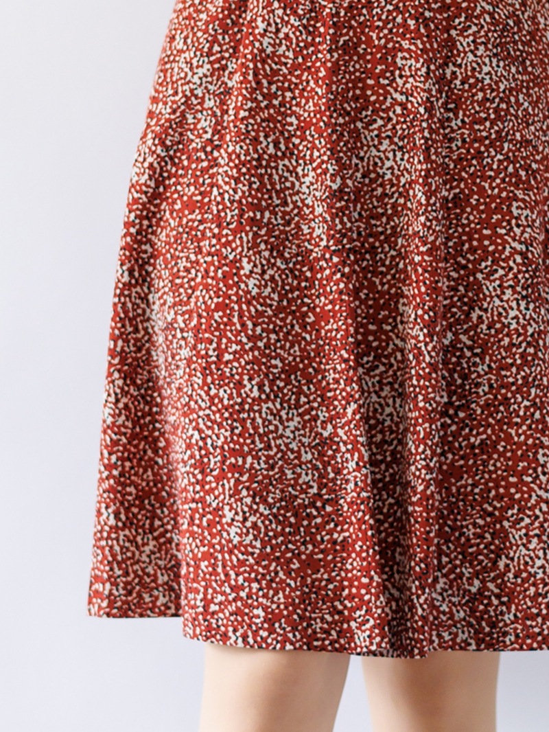 アートプリント10枚ハギフレアースカート