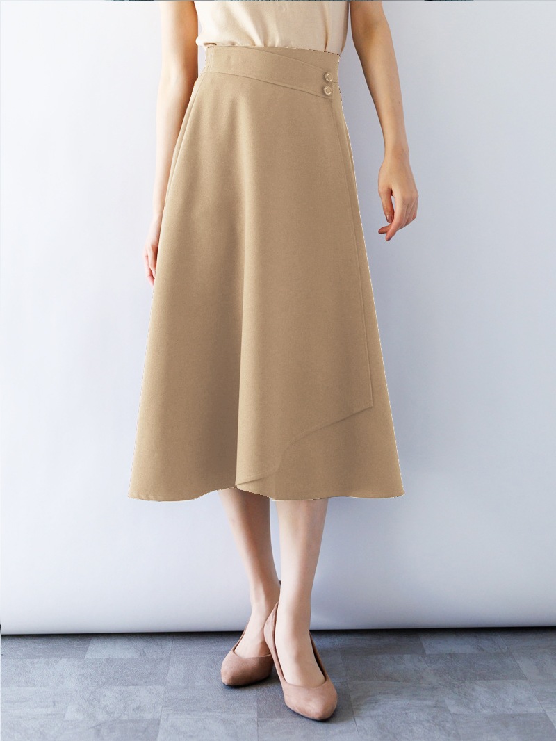 【50%OFF】グレシアウォーム巻風フレアースカート