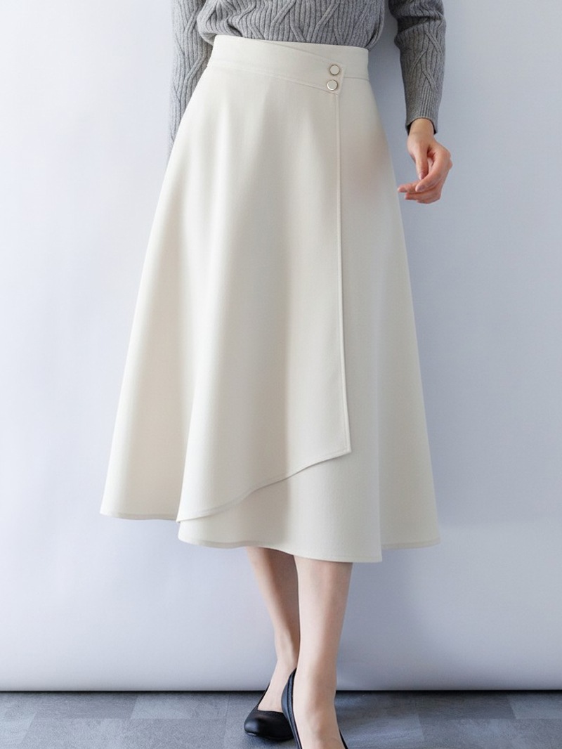 【50%OFF】グレシアウォーム巻風フレアースカート