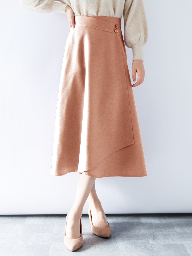 【50%OFF】グレシアウォーム巻風フレアースカート