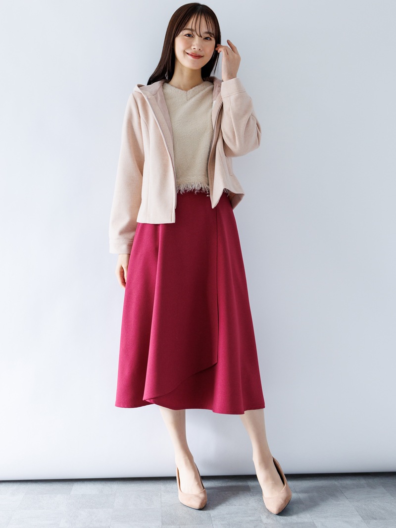 【50%OFF】グレシアウォーム巻風フレアースカート