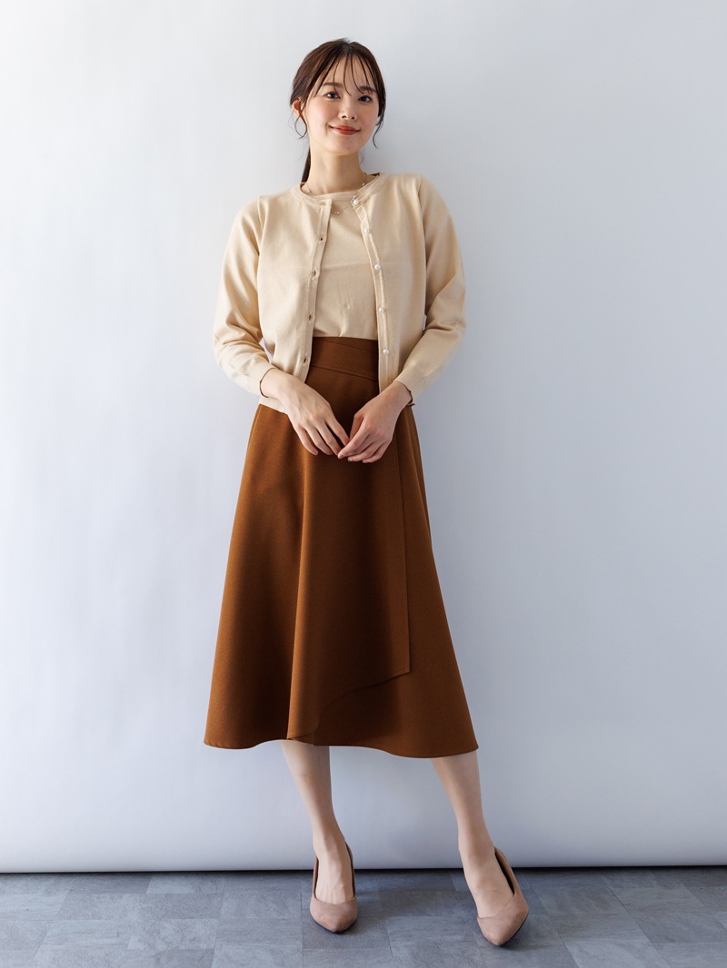 【50%OFF】グレシアウォーム巻風フレアースカート