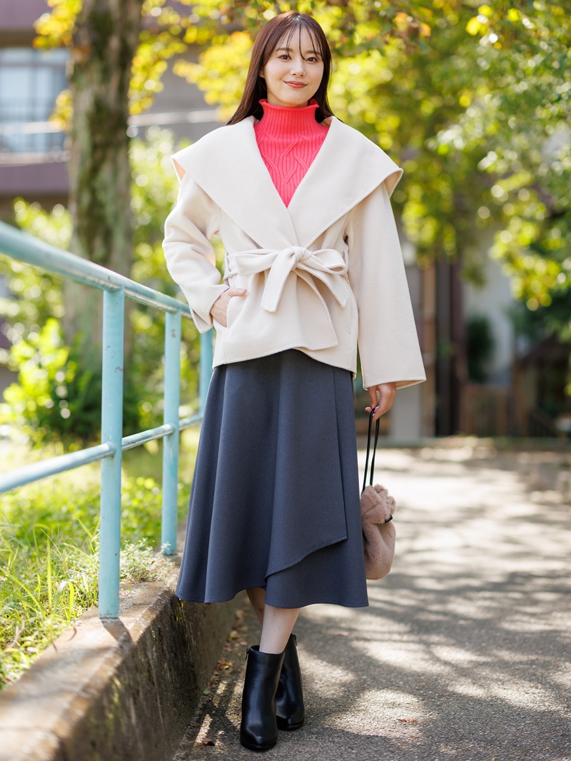 【50%OFF】グレシアウォーム巻風フレアースカート