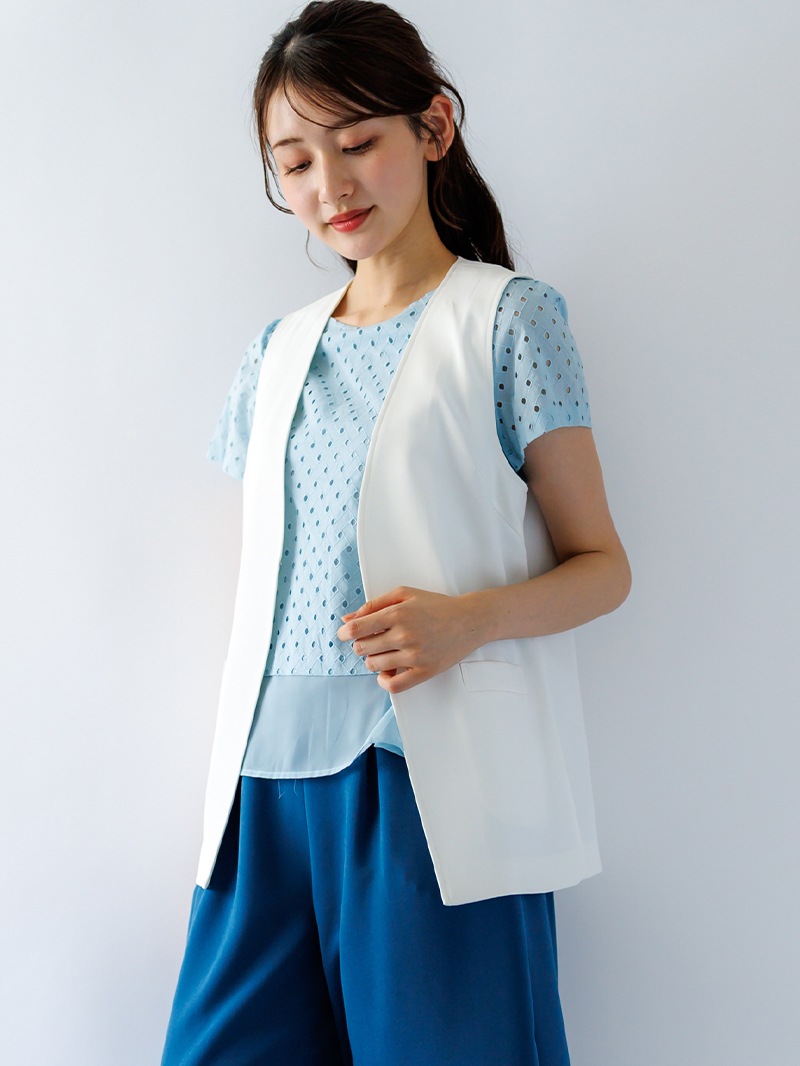 リリーワルツツイル ジレ