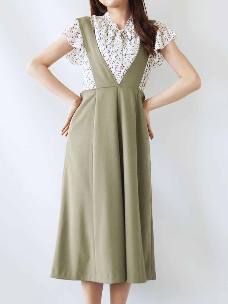 【60%OFF】リリーワルツ サスペンダースカート《大決算SALE》