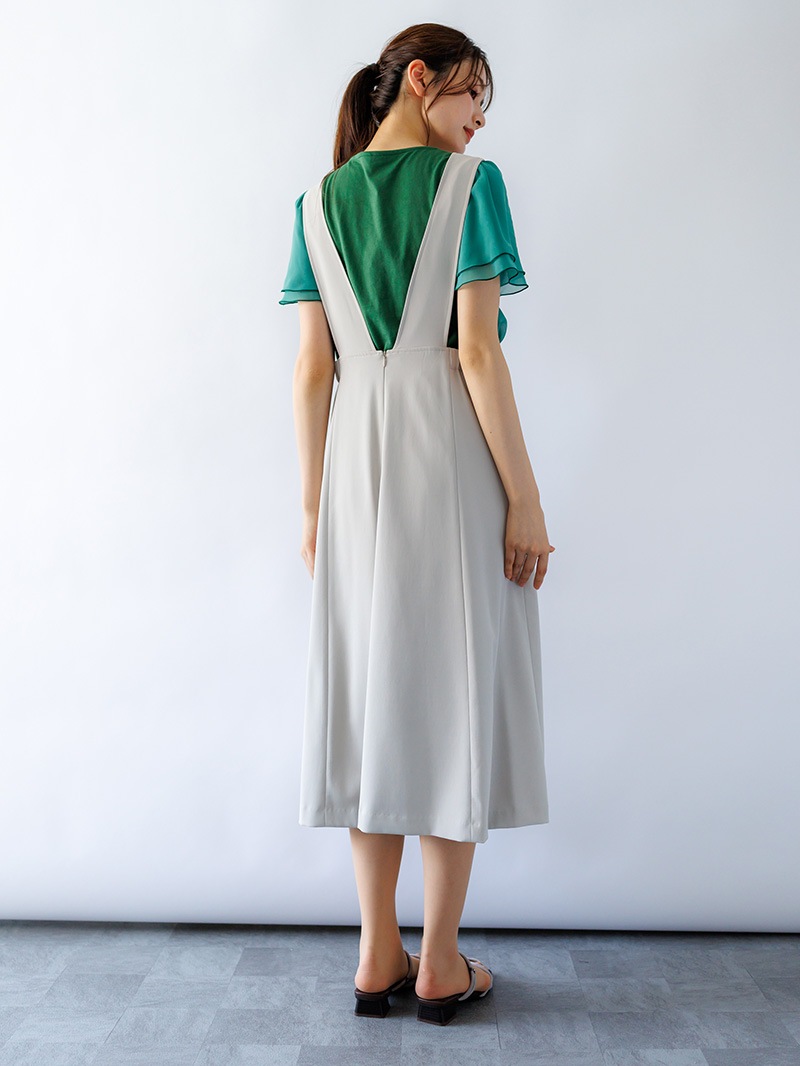 リリーワルツ サスペンダースカート