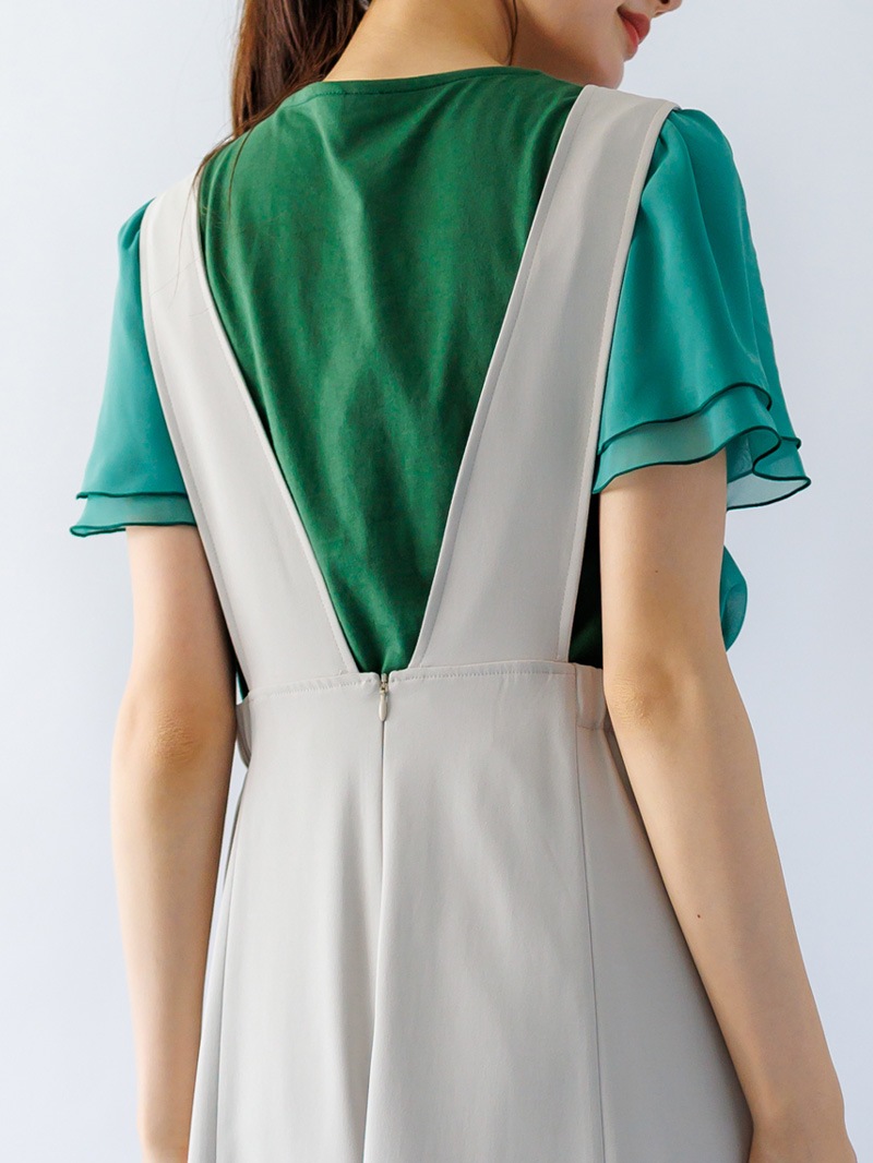 リリーワルツ サスペンダースカート