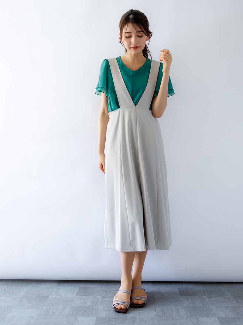 リリーワルツ サスペンダースカート