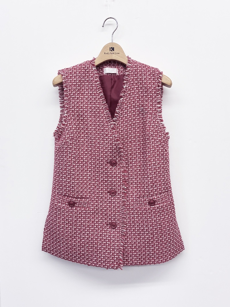 【50%OFF】ツィード フリンジジレ