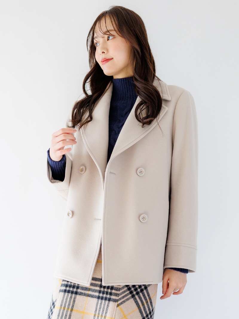 【50%OFF】ジャッカルシングルメルトンピーコート