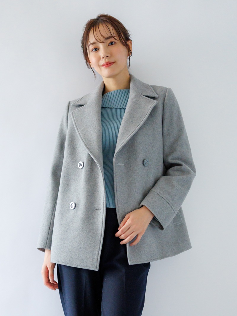 【50%OFF】ジャッカルシングルメルトンピーコート