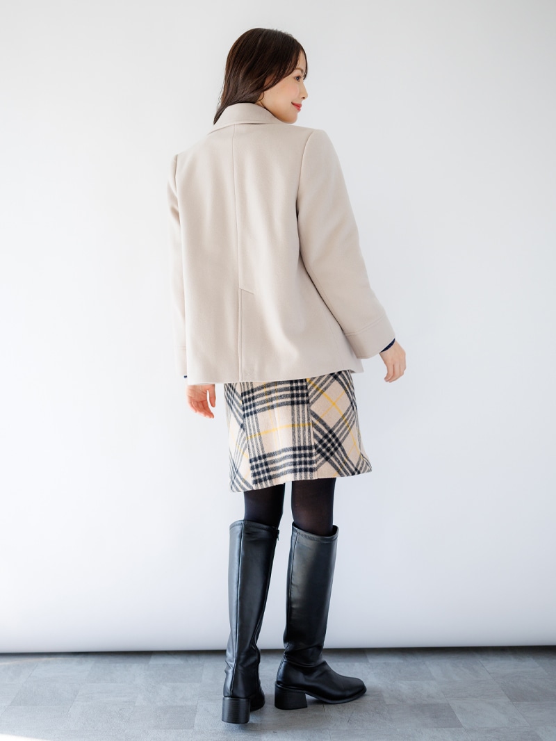 【50%OFF】ジャッカルシングルメルトンピーコート