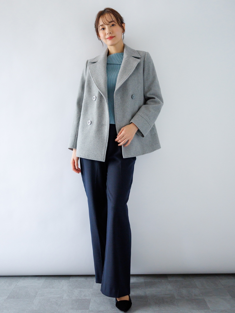 【50%OFF】ジャッカルシングルメルトンピーコート