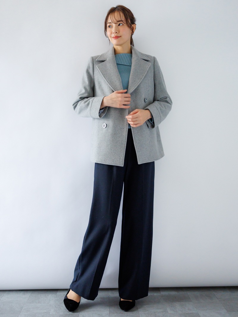 【50%OFF】ジャッカルシングルメルトンピーコート