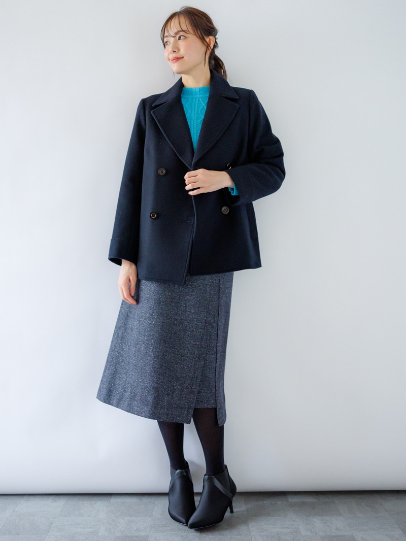 【50%OFF】ジャッカルシングルメルトンピーコート